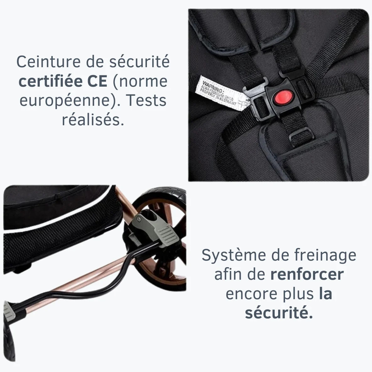 Norme poussette sales